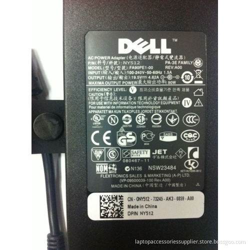 Dell 90 Watts Notebook Ac Adapters For Laptops Pa-3e 19.5v 4.62a